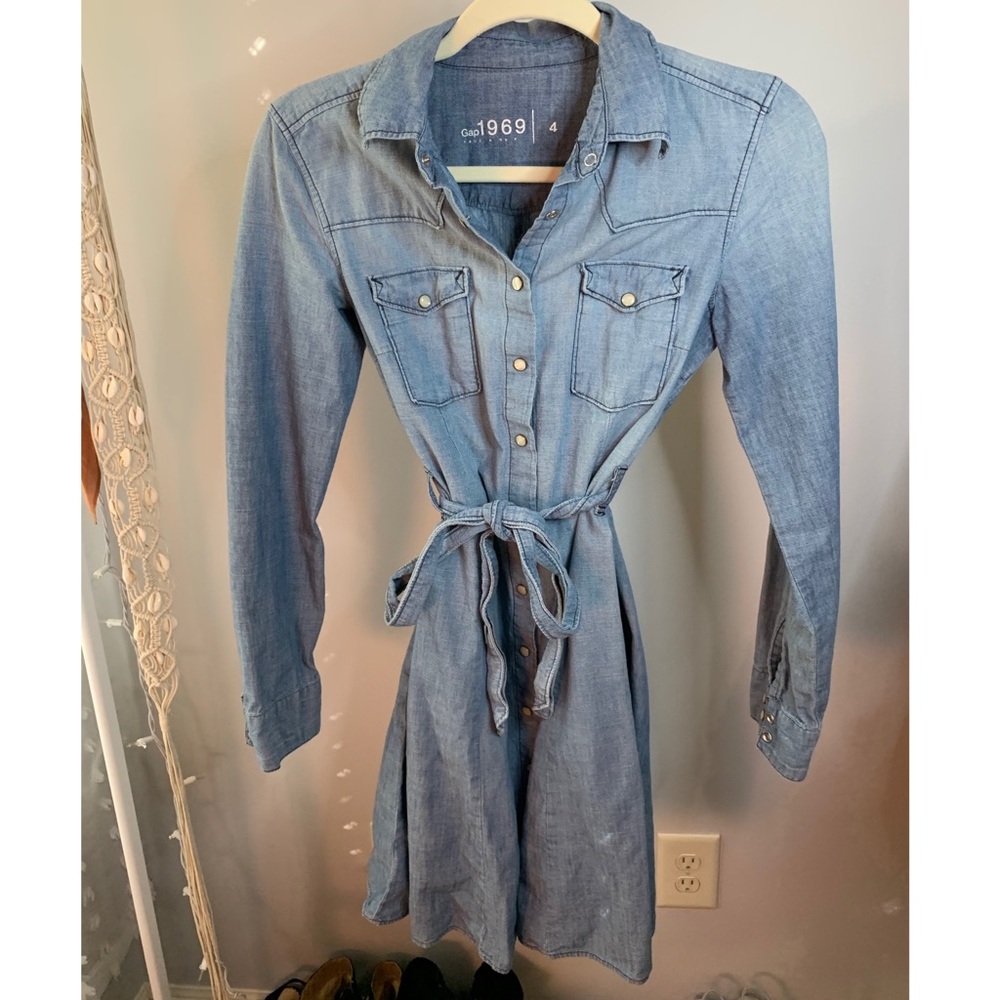Vintage denim dress